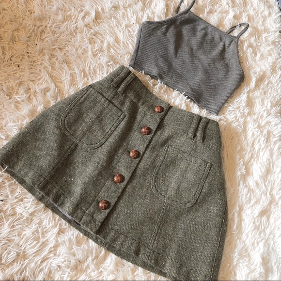 American Eagle Outfitters Dresses & Skirts - 🌸 American Eagle Outfitters ButtonUp MiniSkirt